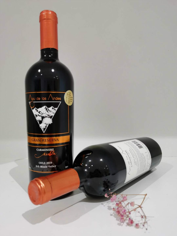 安第斯之灵 智利原装原瓶进口红葡萄酒--佳美娜 -大珍藏